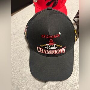 Black Chicago Bulls Champions Cap